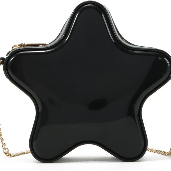 Gold Chain Mini Star Handbag for Women - Chic and Versatile Leather Bag - Picture 1 of 6